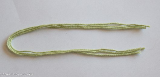 Knip de draadjes op de gewenste lengte