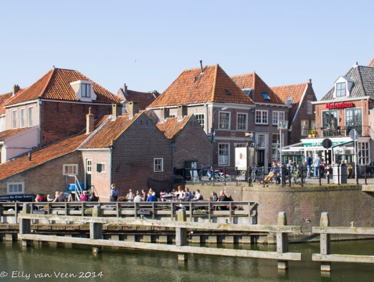 Volle terrasjes in de Bocht