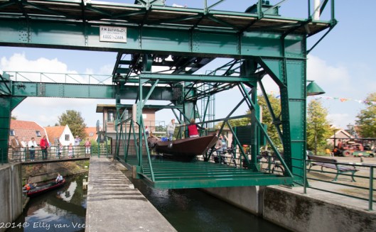 Als de Overhaal goed staat, kan de lift zakken