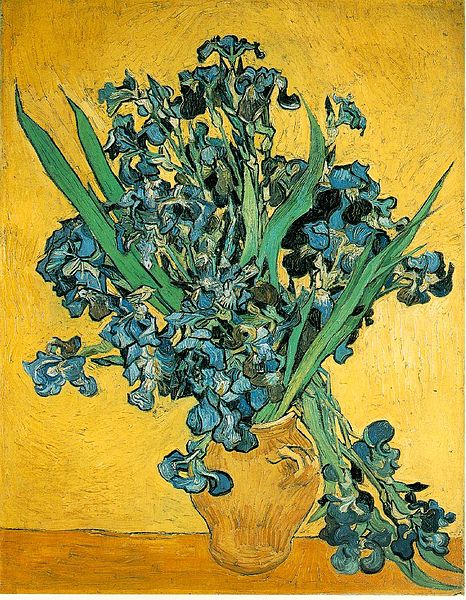 Irissen van Vincent van Gogh 1889