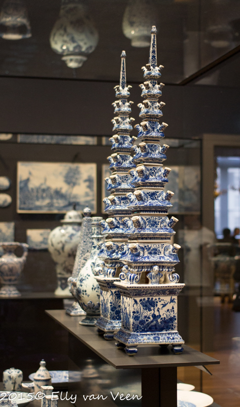 Prachtig Delfts blauw...ooit hoop ik een tulpenvaas te hebben