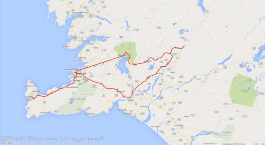 De gereden route